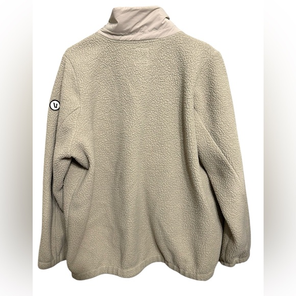 Vuori Plush Sherpa Utility Jacket - Light Taupe/crean - Picture 7 of 9